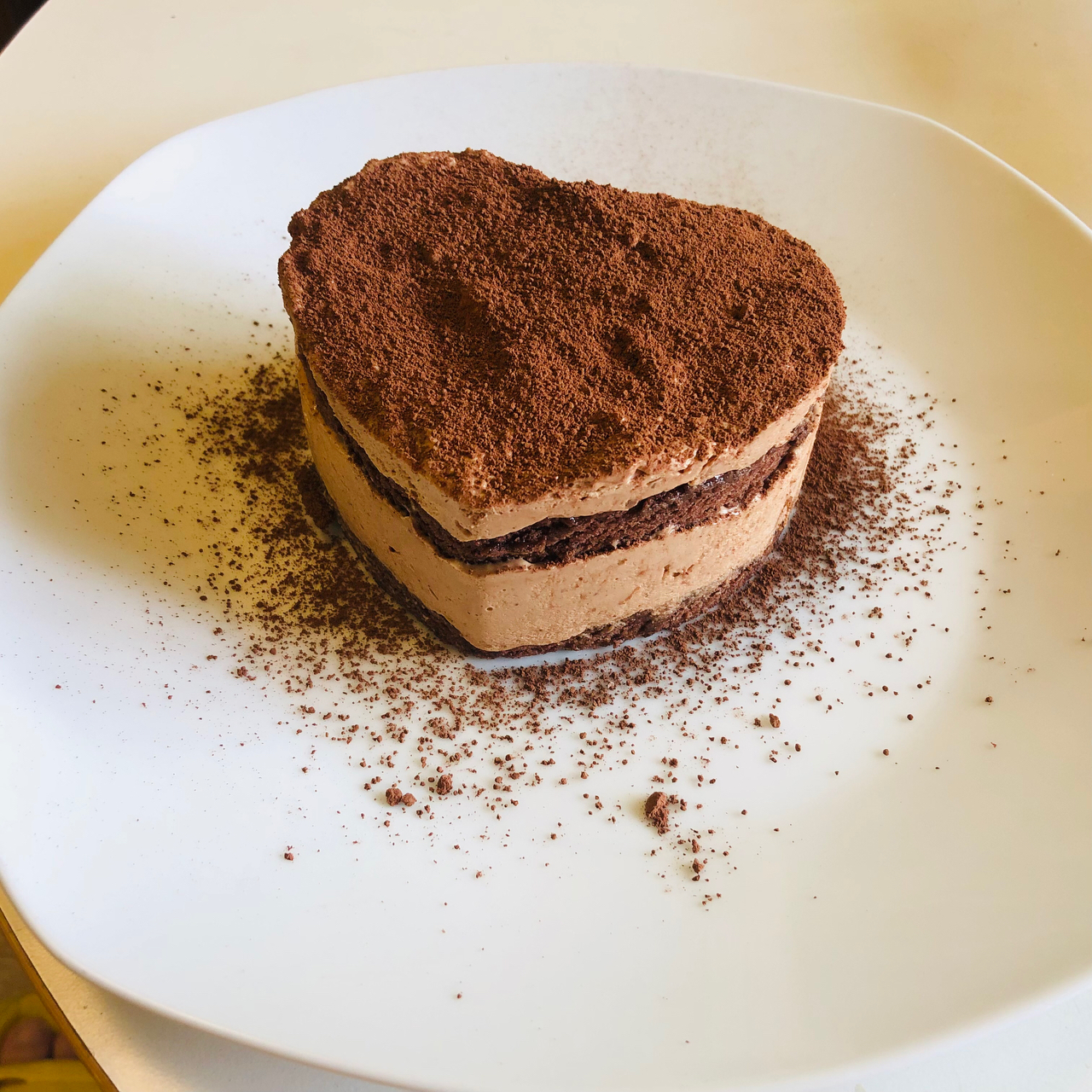 巧克力咖啡可可粉慕斯蛋糕给老婆的小甜品一口就爱了（内附详细制作教程）