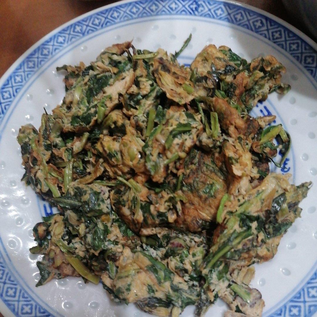 蒲公英炒鸡蛋