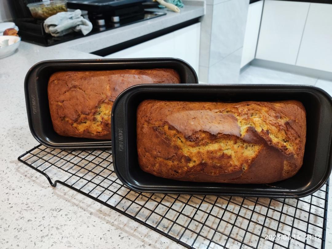 香蕉蛋糕 banana bread （非低糖）传统配方