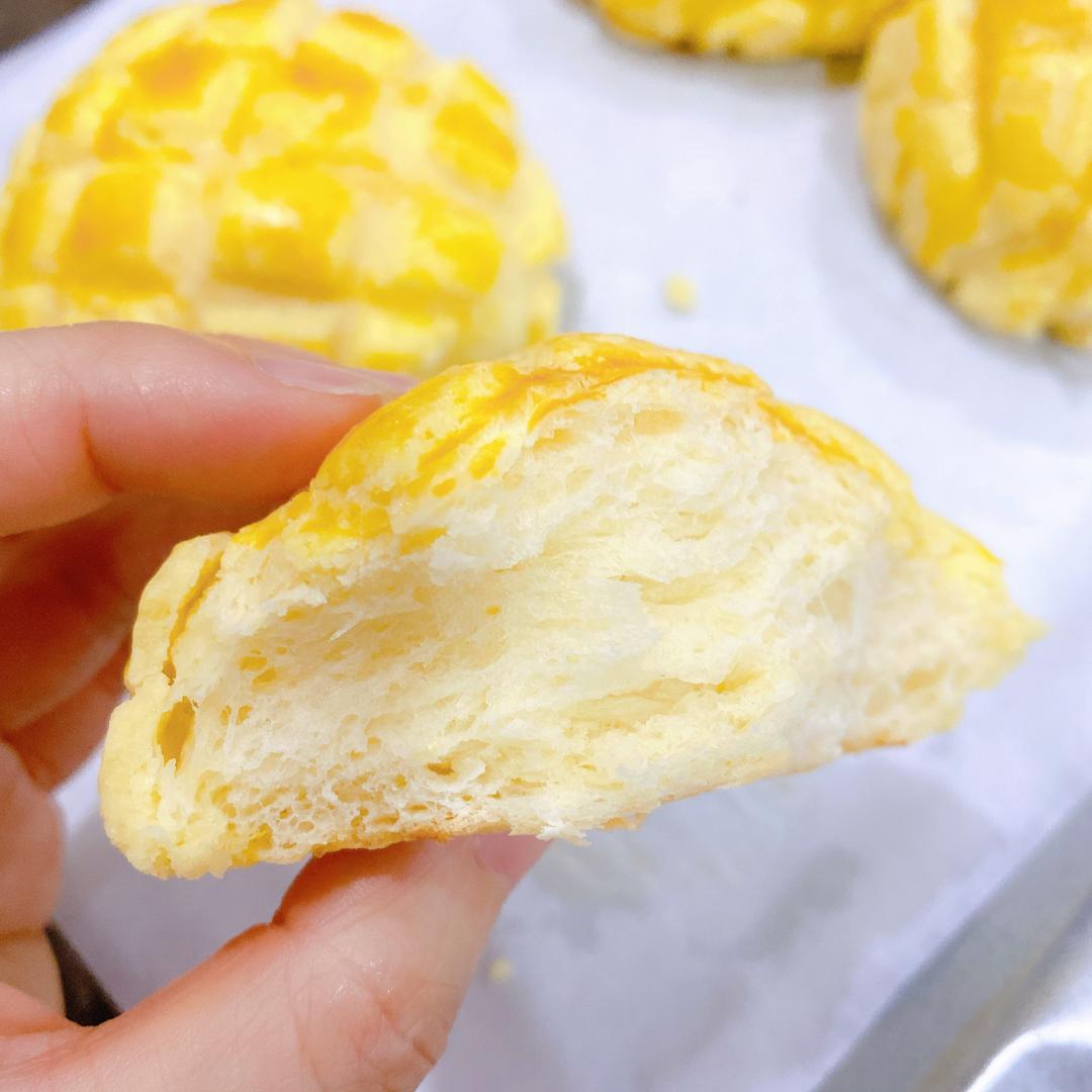 用做奶香吐司的配方做菠萝包，好好吃呀～