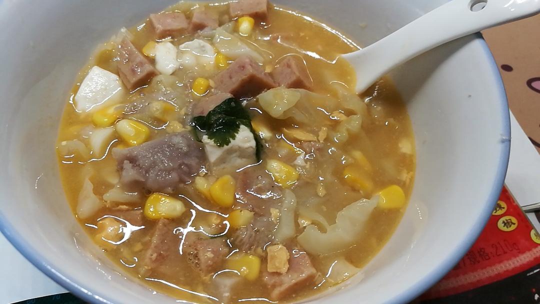 咸蛋烧豆腐～～孩子爱吃的下饭菜！