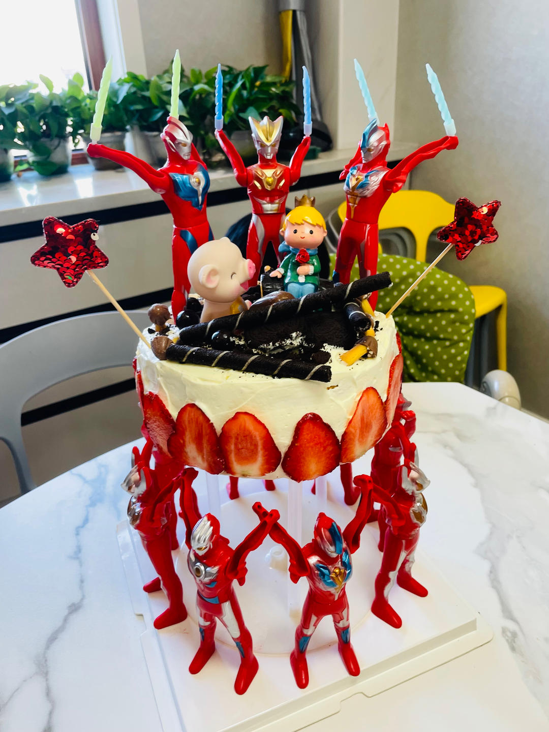 简单好做的8寸戚风蛋糕