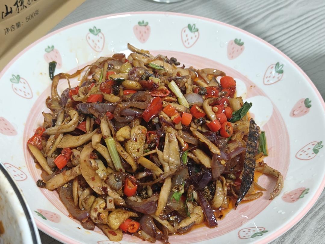 越嚼越香‼️比肉还要好吃👉干煸孜然杏鲍菇