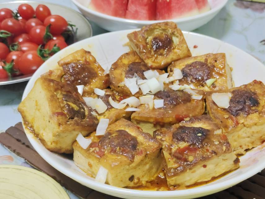 客家煎酿豆腐