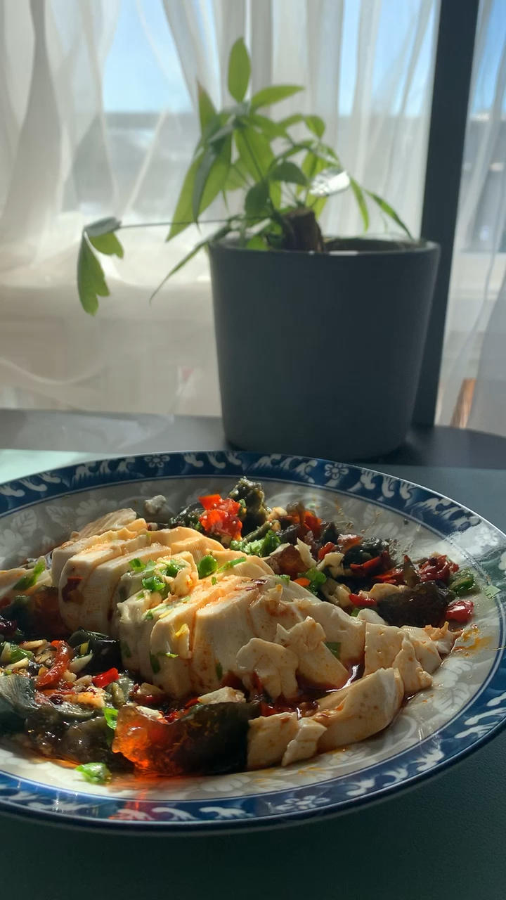 好吃爽口的皮蛋豆腐