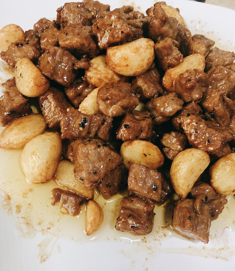 黑蒜子牛肉粒