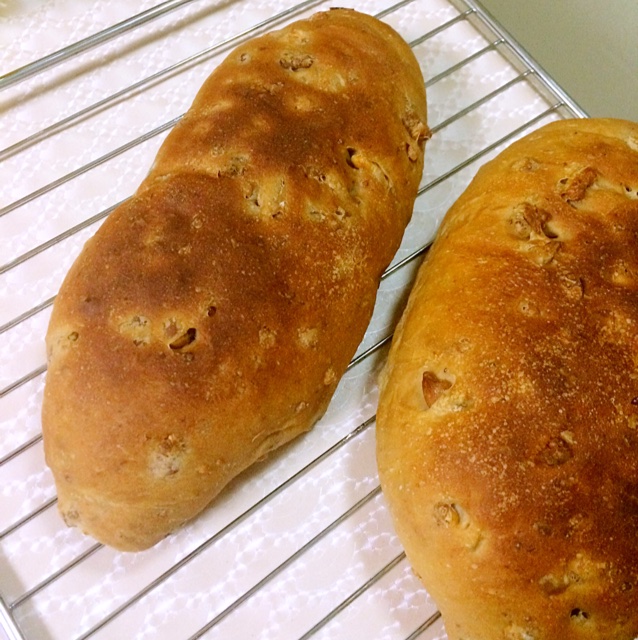 全麦核桃包～软欧包