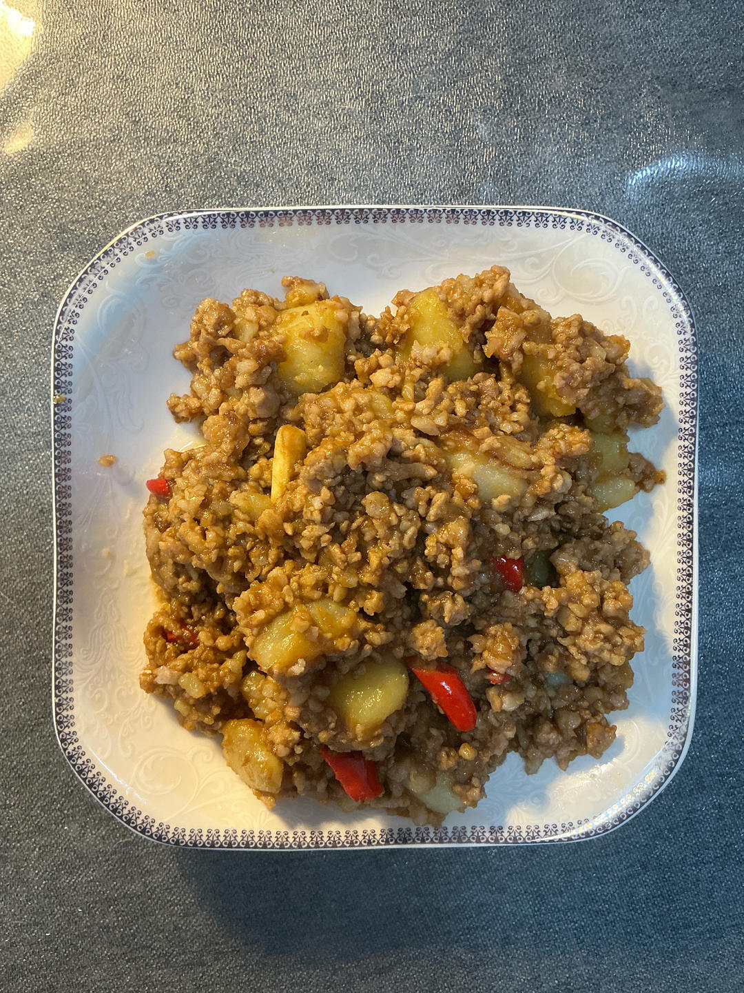 超级下饭的肉沫炒土豆！