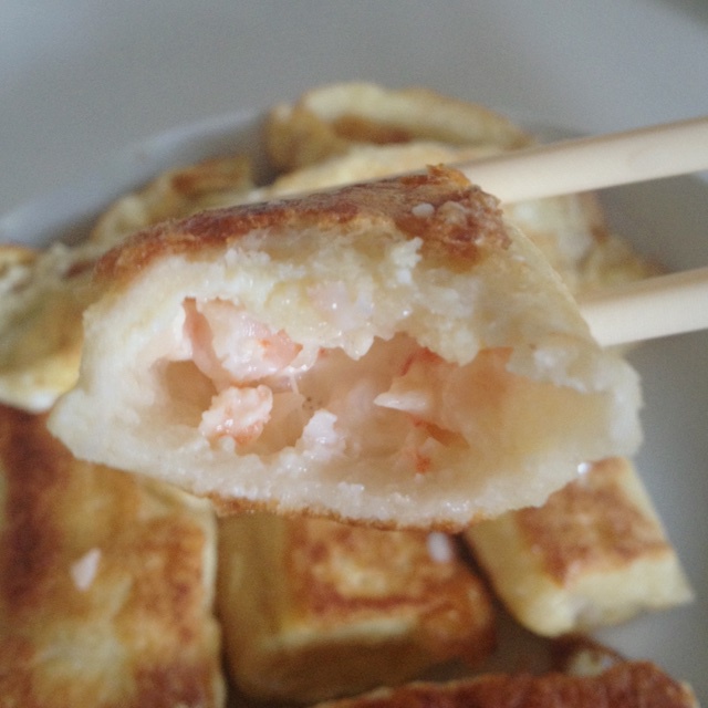 鲜虾吐司卷