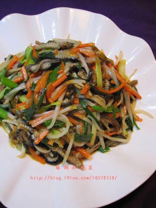 韭菜银芽炒鳝丝的做法