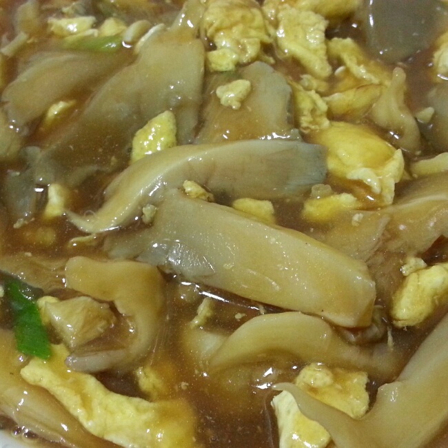 蘑菇炒肉片