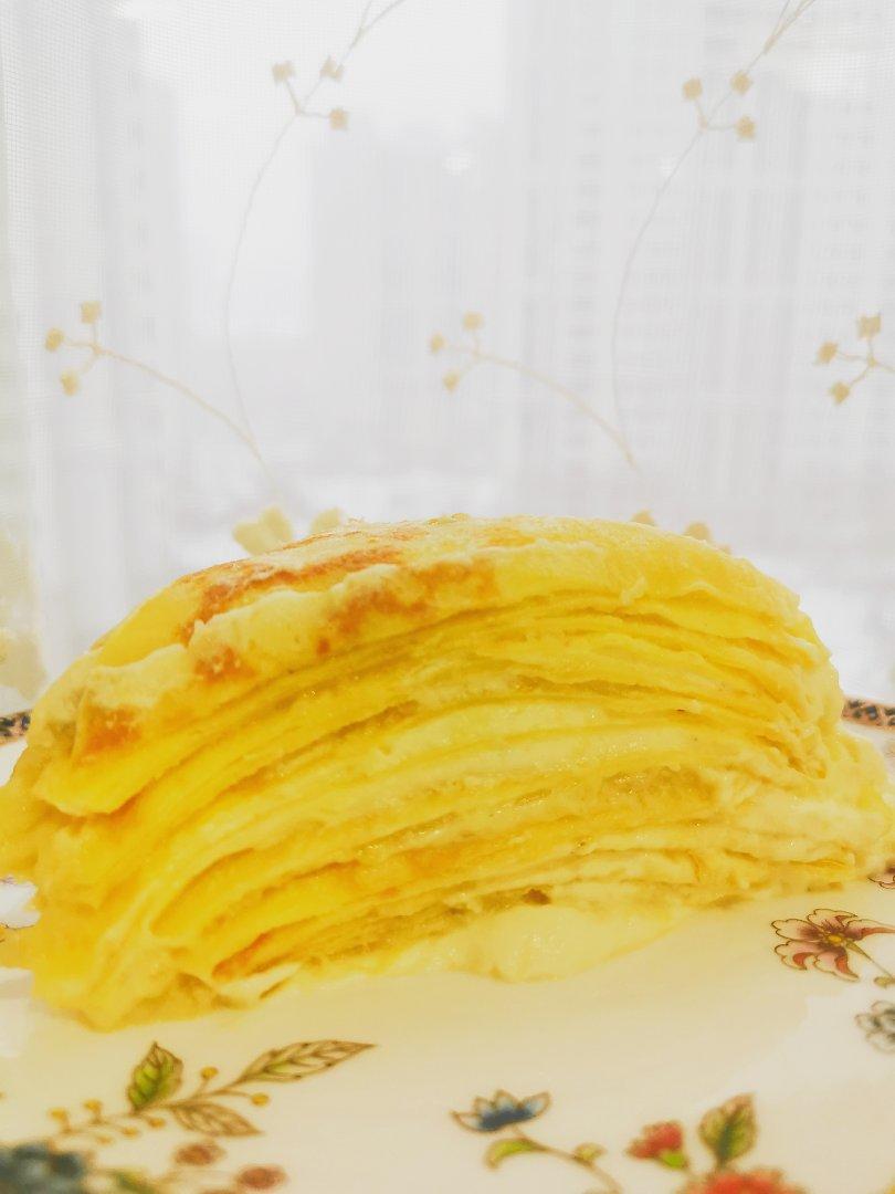 简单四步制作榴莲千层