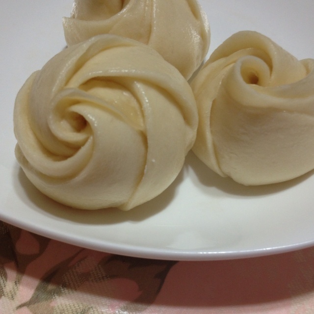 紫薯玫瑰花馒头
