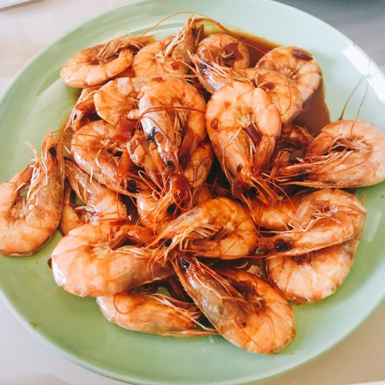 豆瓣酱炒大虾