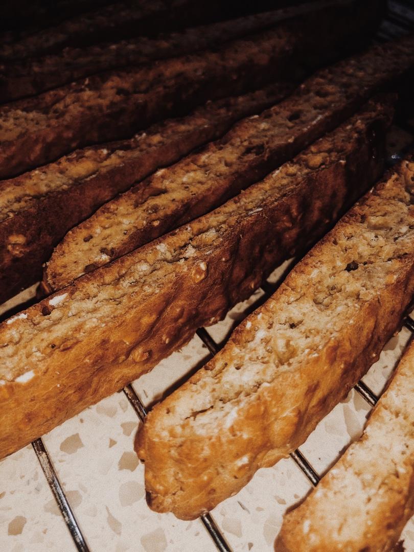 【健康零食】香蕉燕麦意式脆饼