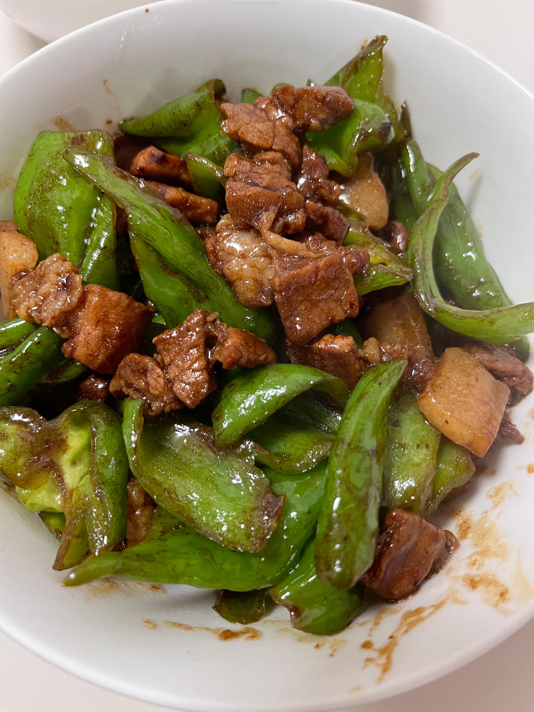 青椒炒肉片