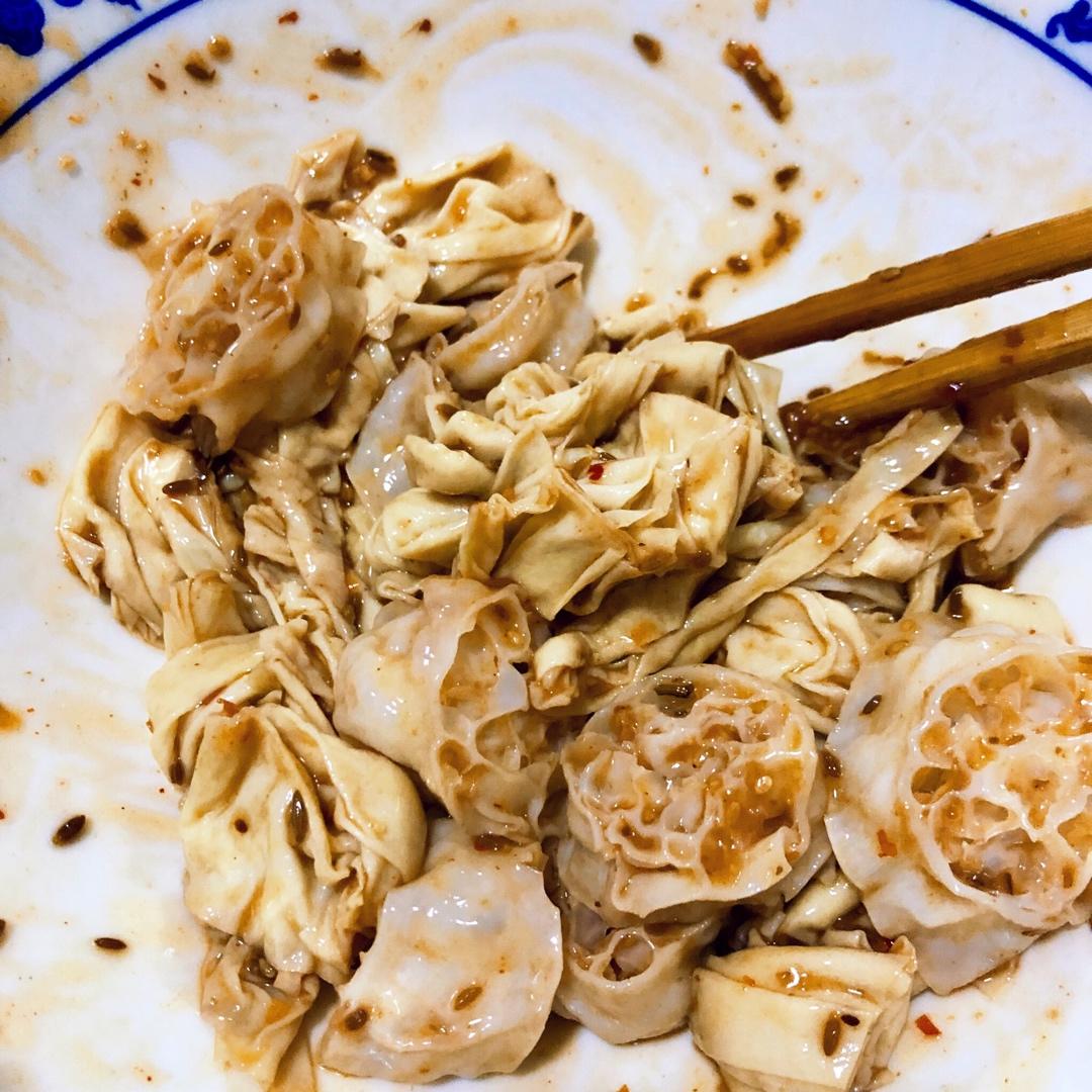 老式拌豆皮（小时候的味道）