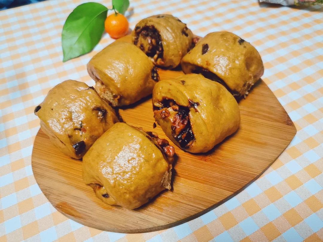 有着面包口感的红糖馒头（一次发酵）
