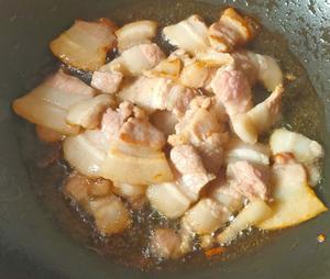 干豇豆炒肉片的做法 步骤3