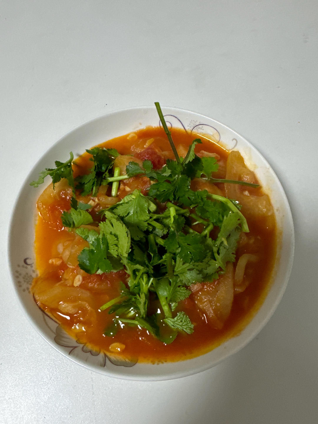 西红柿炒冬瓜