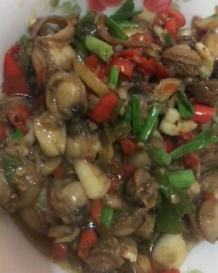爆炒扇贝