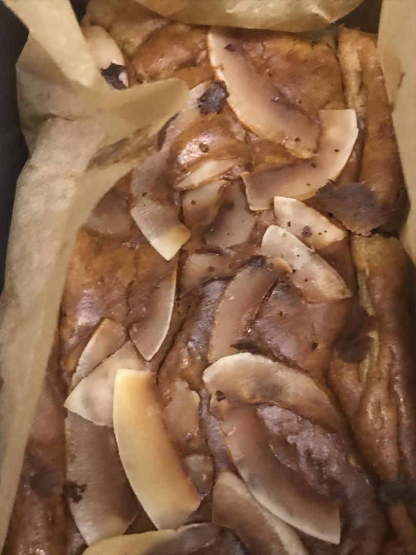 不放一滴油  一块不到100卡：香蕉🍌磅蛋糕