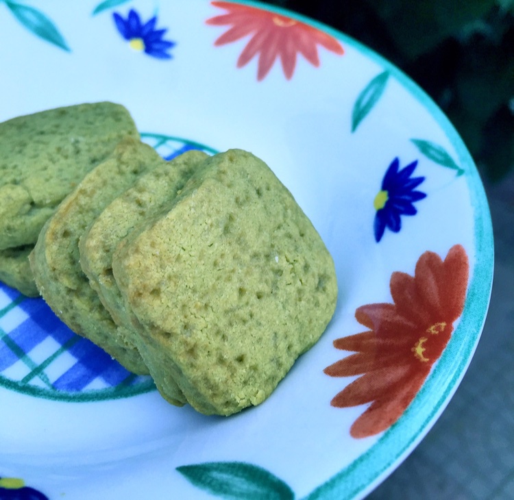 微苦抹茶沙布列酥饼