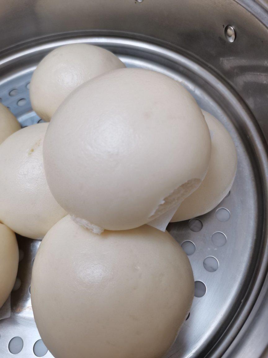 纯手工奶香馒头【无泡打粉，无添加】