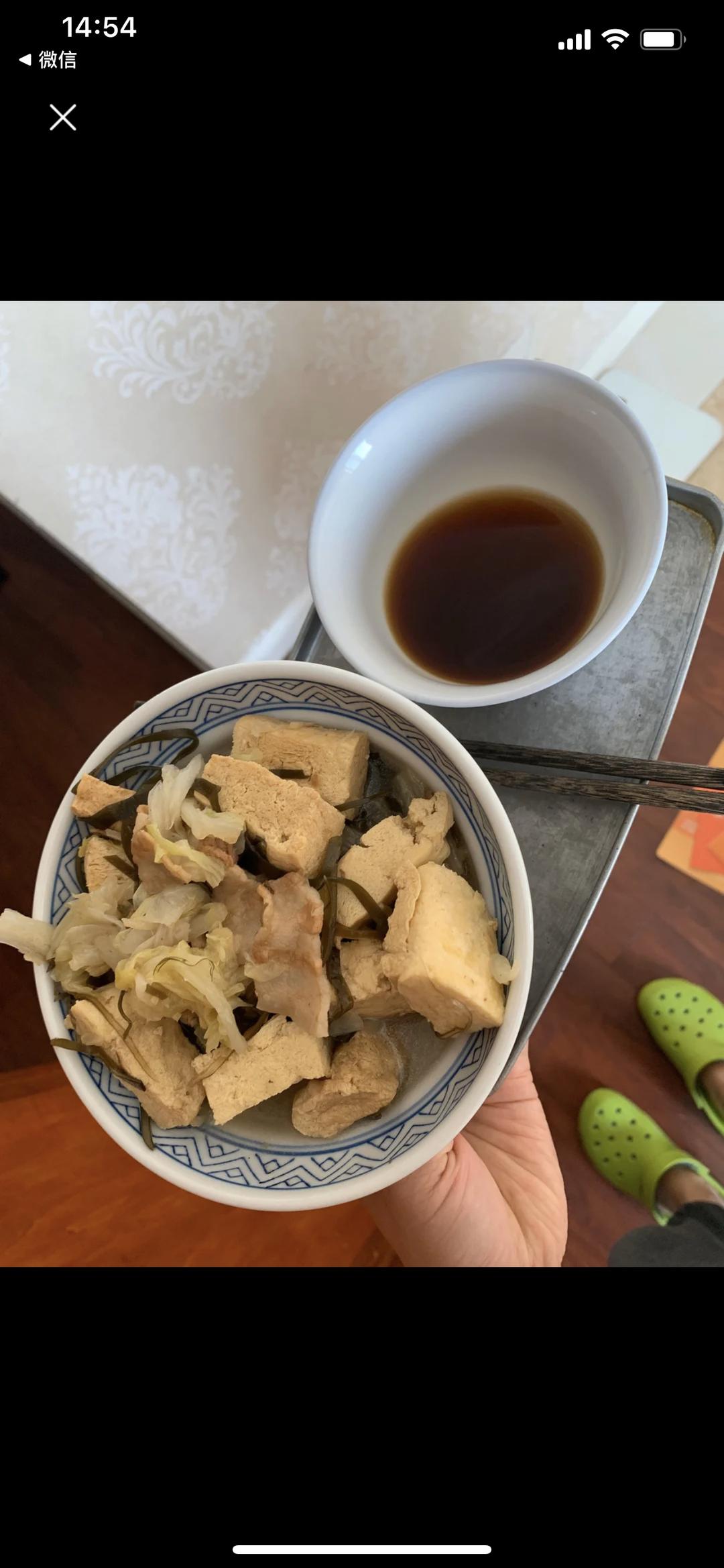 东北炖冻豆腐