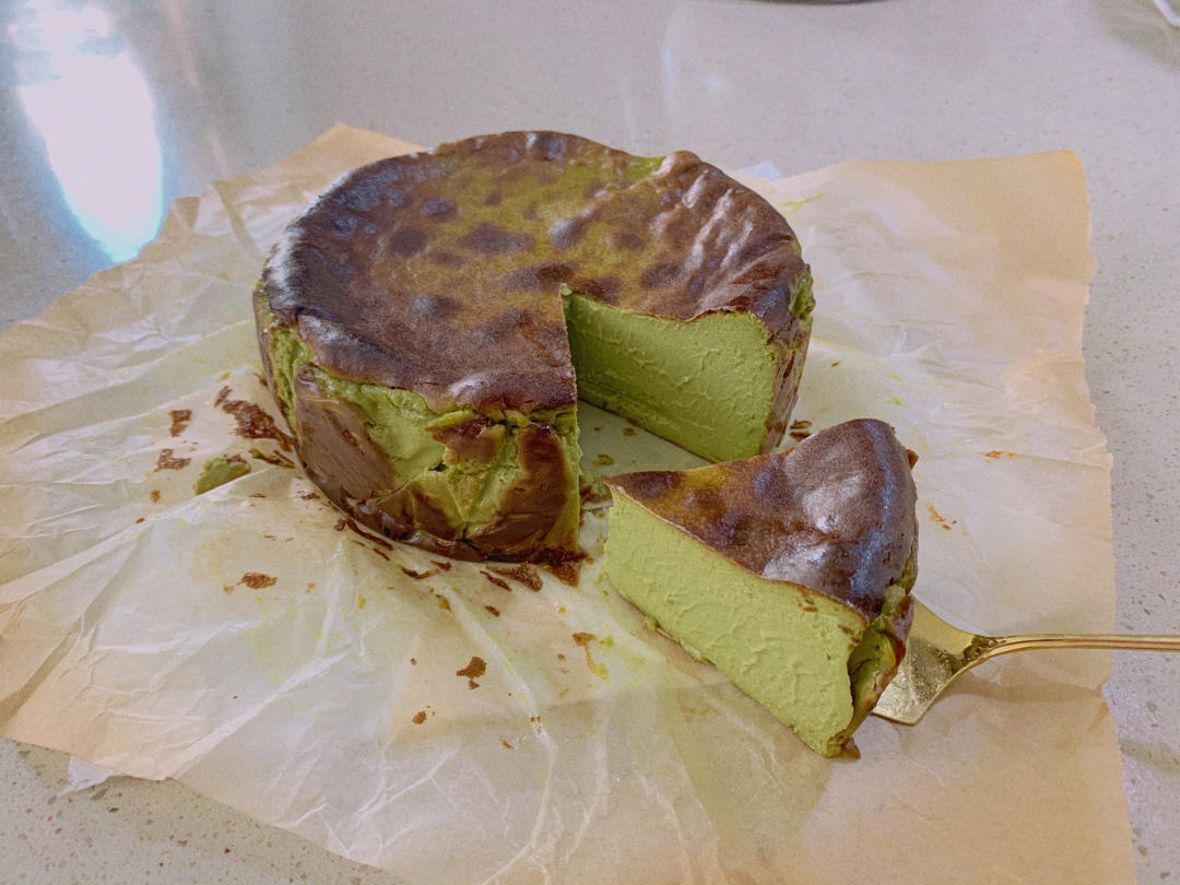 抹茶巴斯克芝士蛋糕 零失敗作法