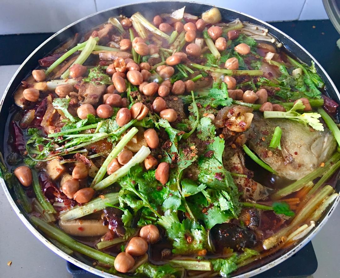 平底锅烤鱼（麻辣）