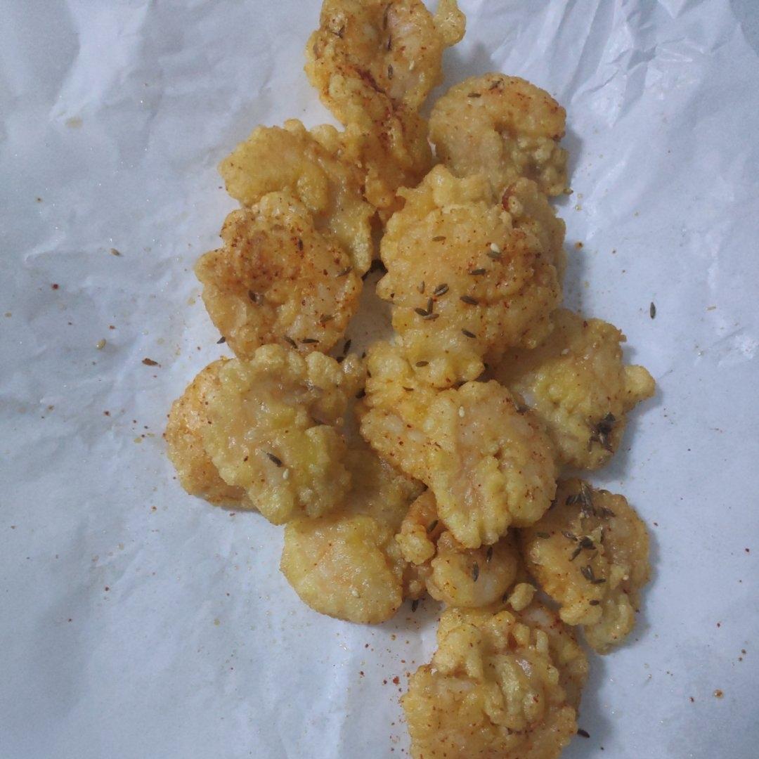 椒盐软炸虾仁～孩子们爱吃的营养美味