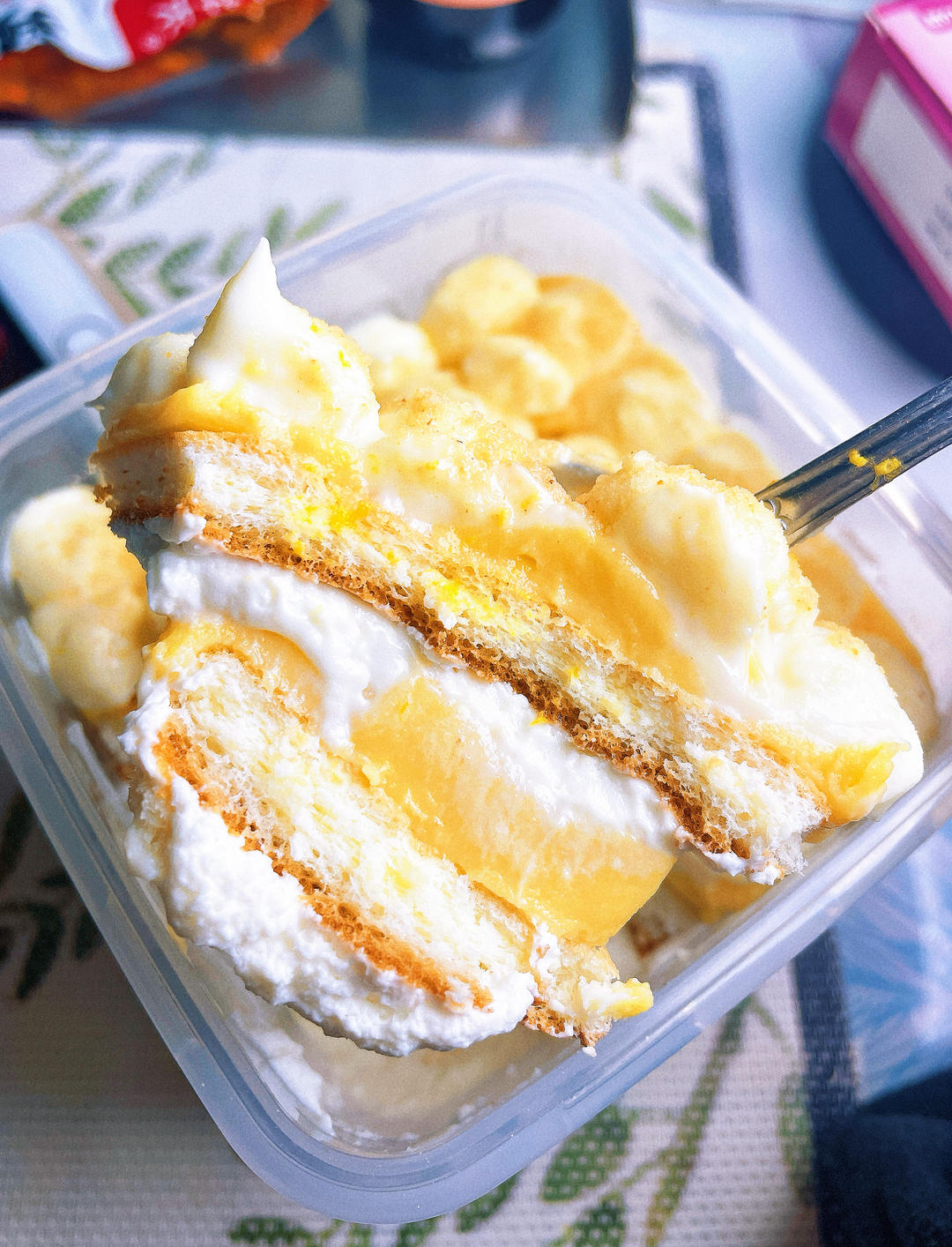 特别好吃低卡的咸豆乳盒子