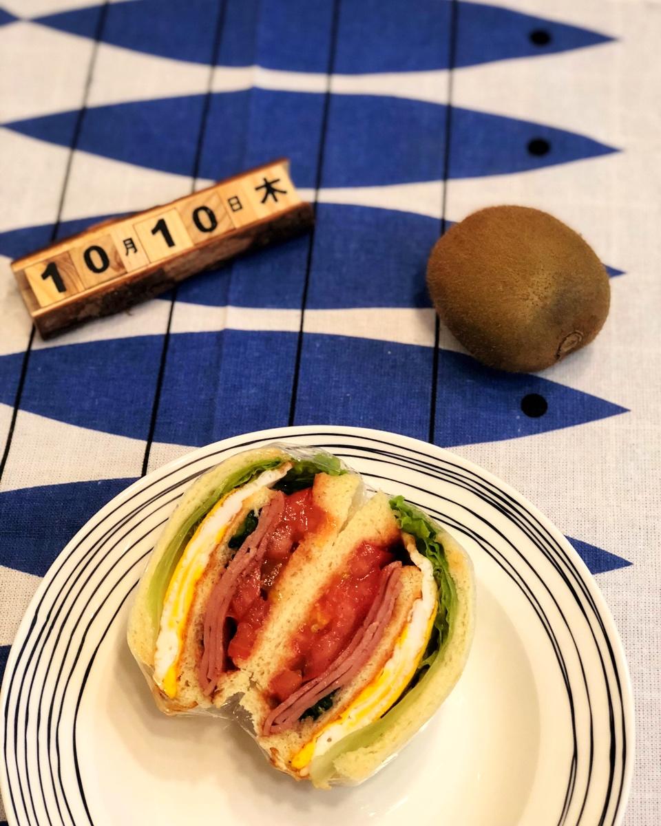 火腿芝士蛋三文治