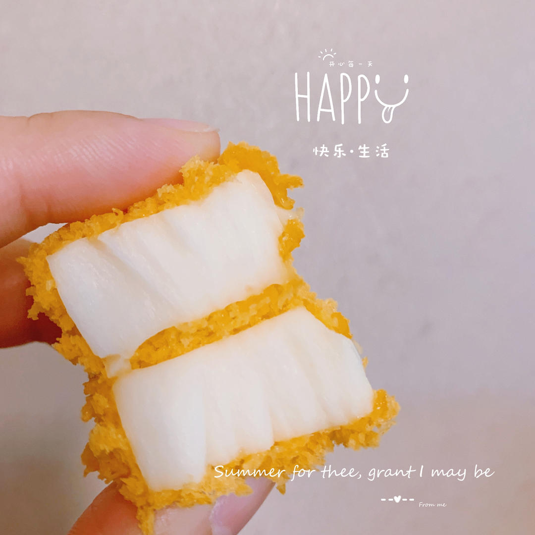 无需油炸的脆皮炸鲜奶