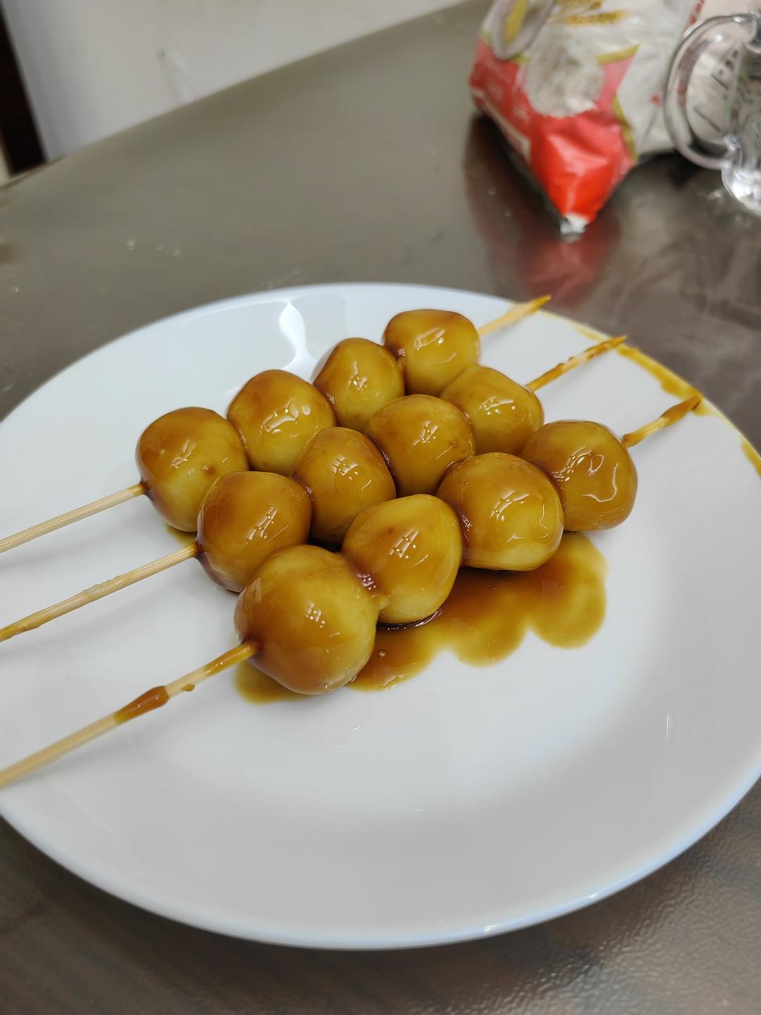 日式团子-御手洗团子Mitarashi Dango