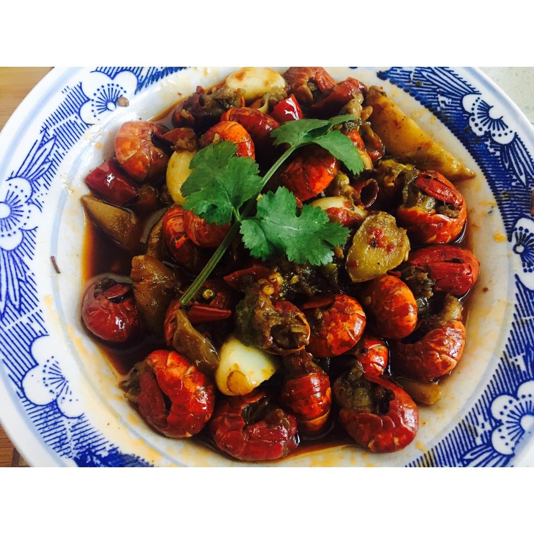 麻辣炒虾尾