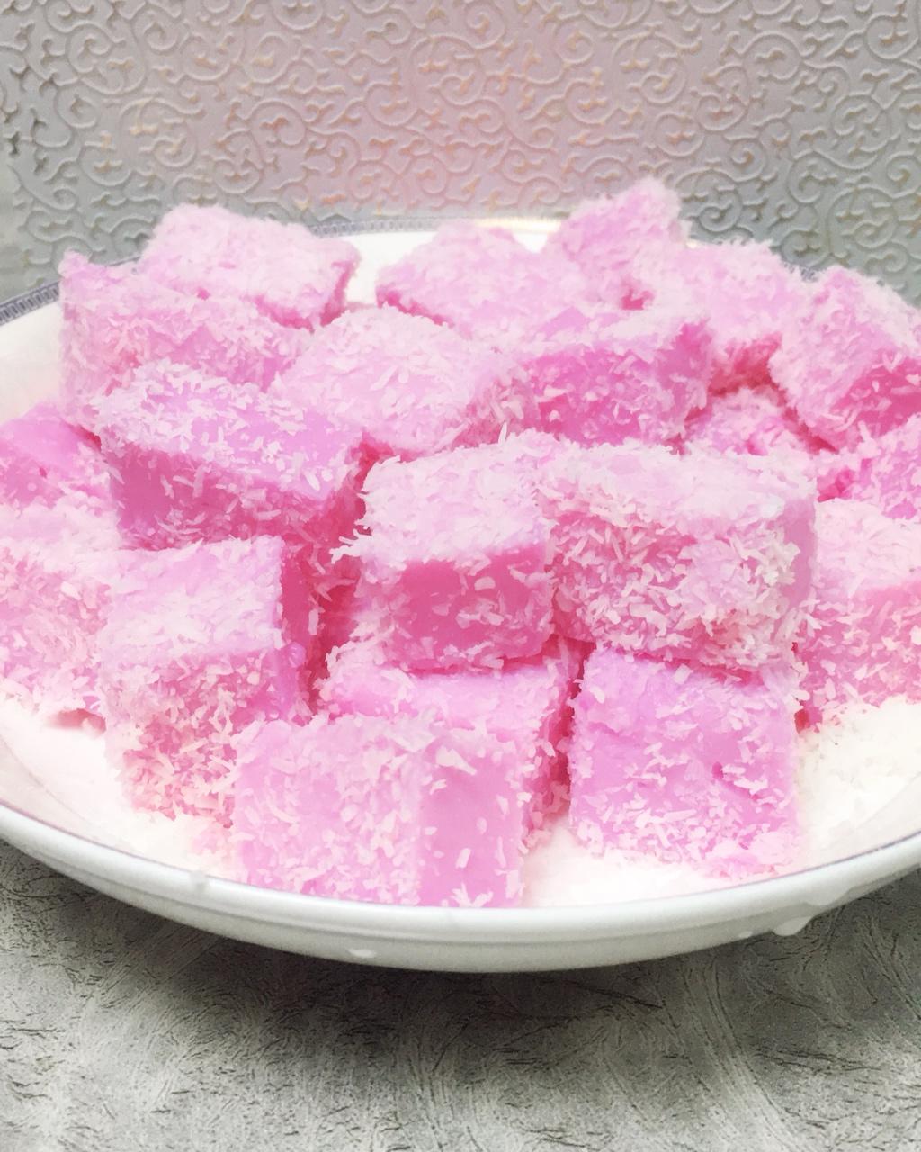 少女心爆棚的火龙果牛奶小方