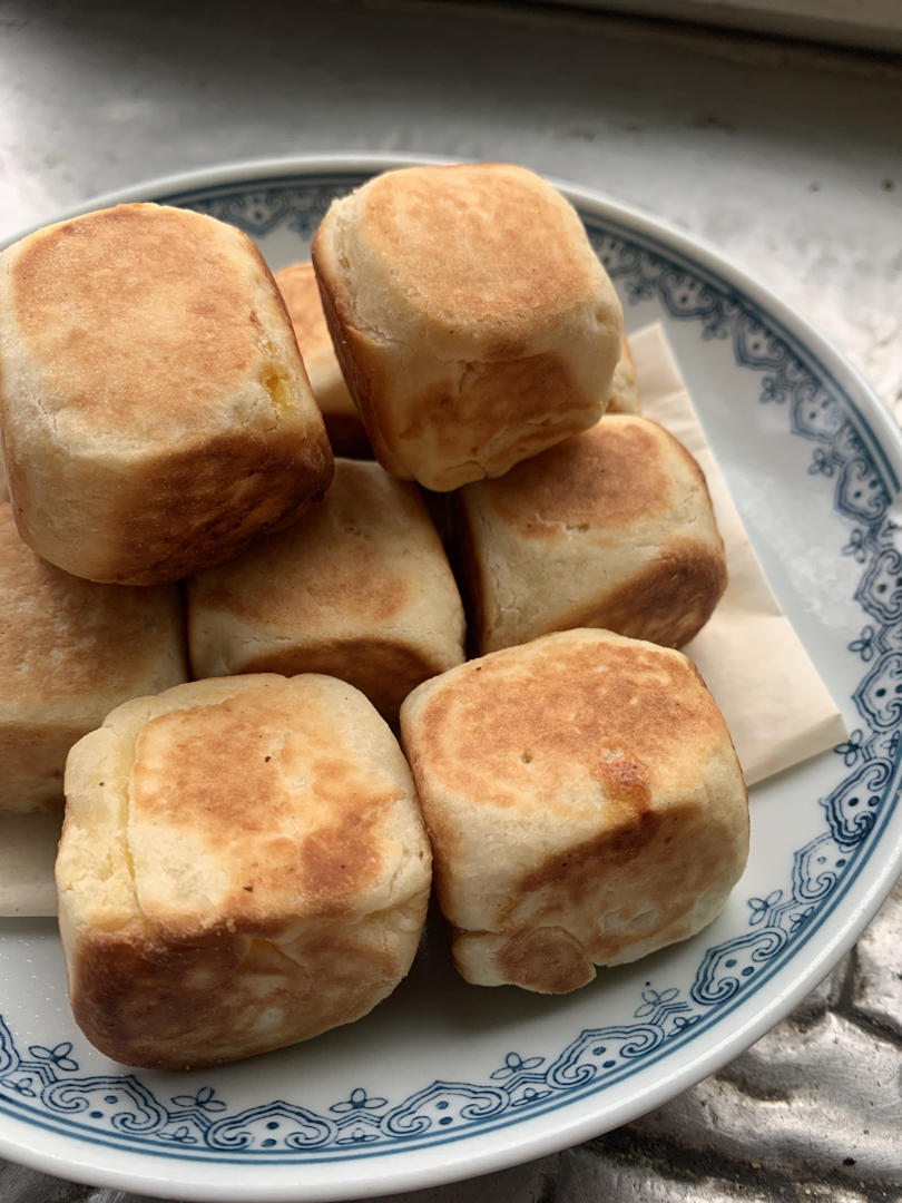 网红爆浆香芋紫薯仙豆糕，只需一口平底锅