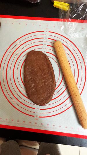 巧克力麻薯面包的做法 步骤3