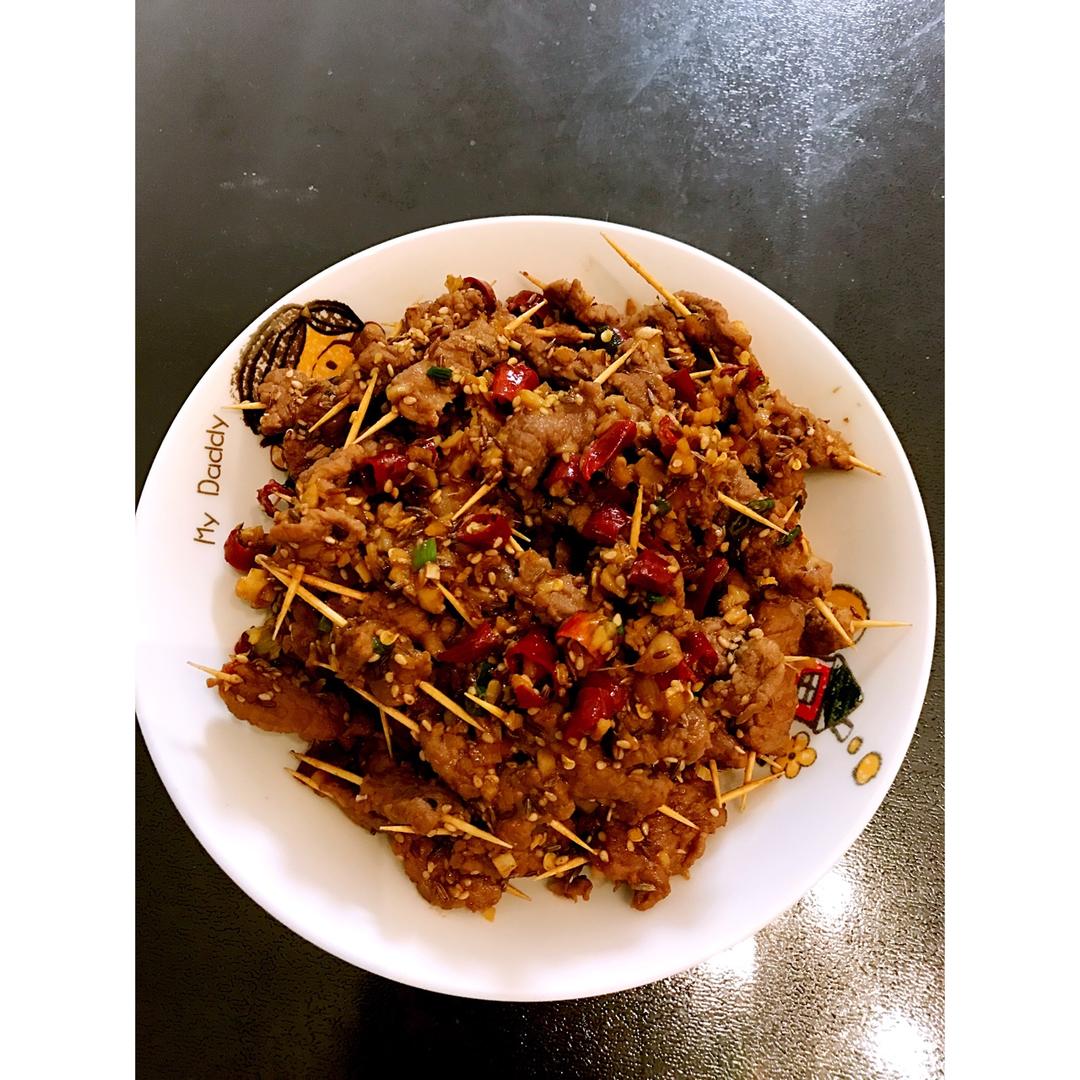 牙签牛肉 道地湖南味