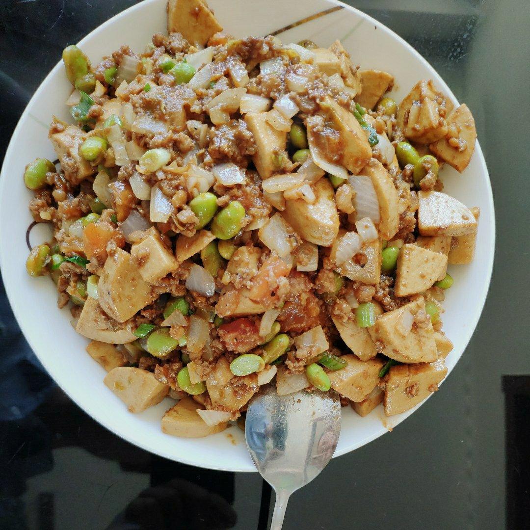 金玉满堂--玉米冬豆胡萝卜丁火腿大杂烩