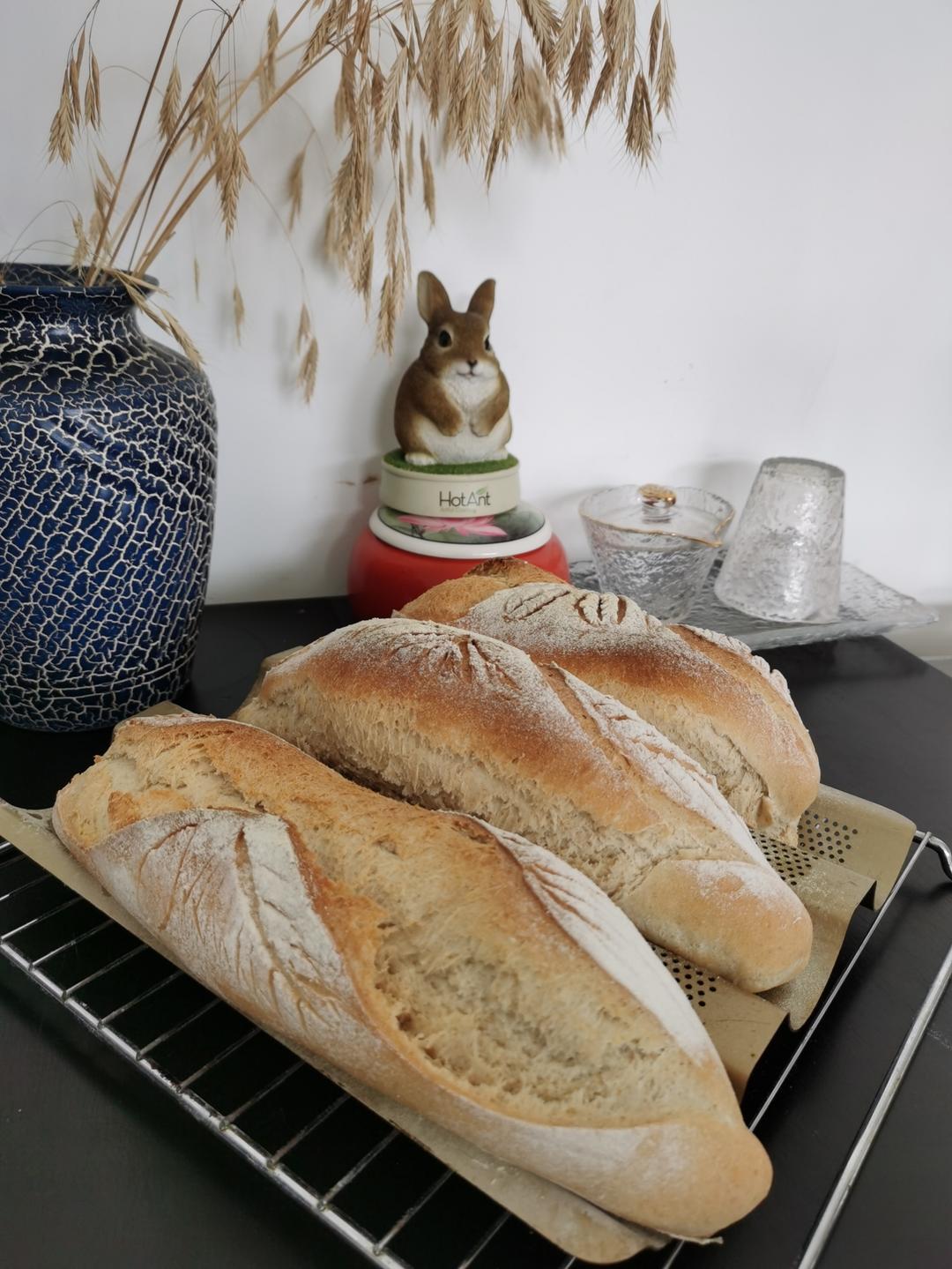 无油无糖！布鲁姆欧包~外脆内软超简单