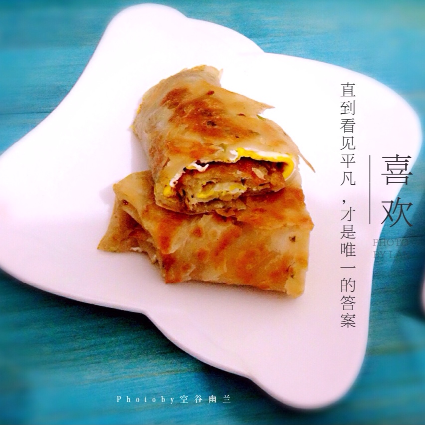 飞饼版的鸡蛋灌饼