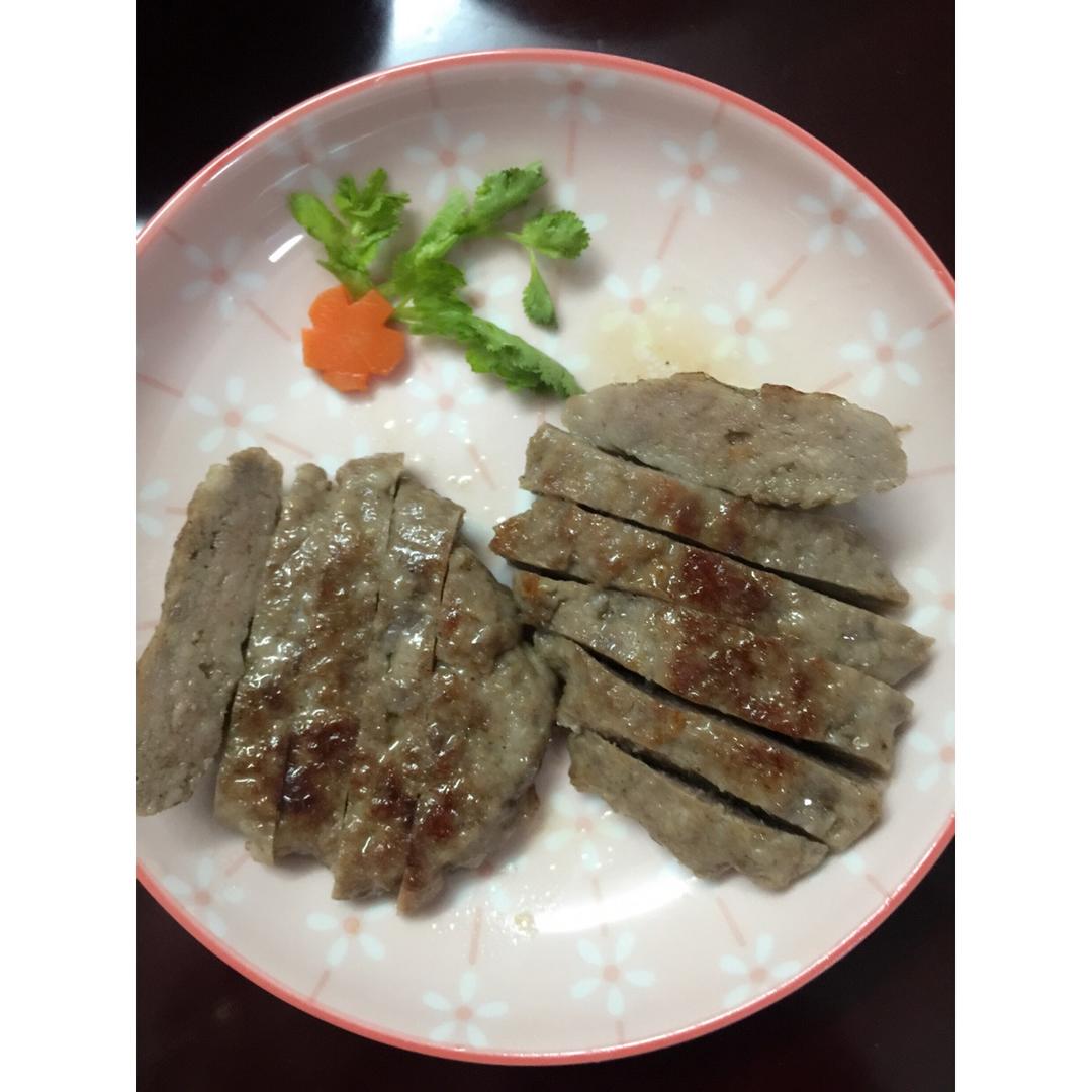 肉多汁的快手汉堡牛肉饼