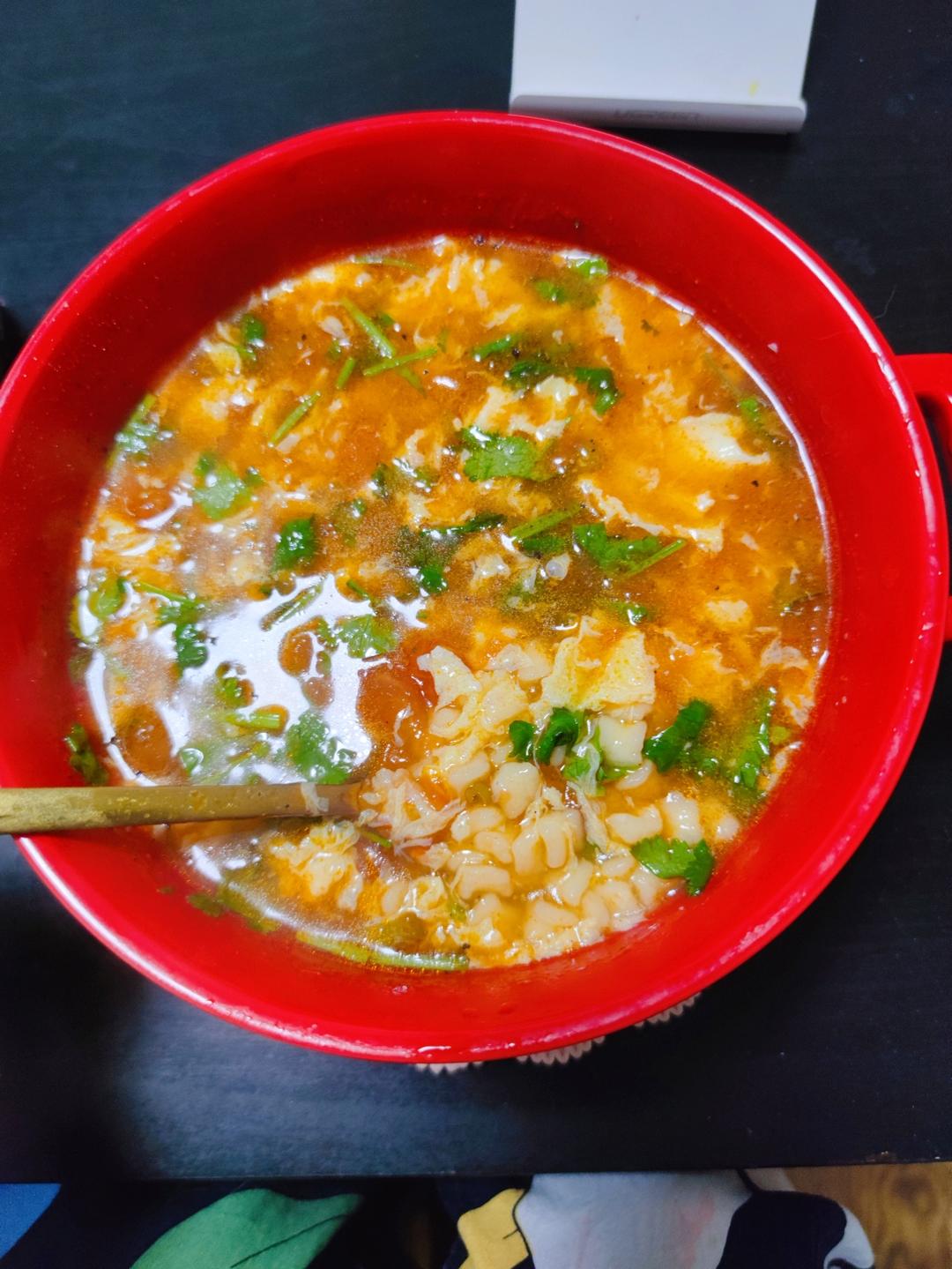 简单早餐-疙瘩汤