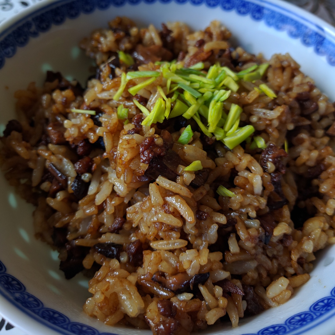 香菇肉丁油饭