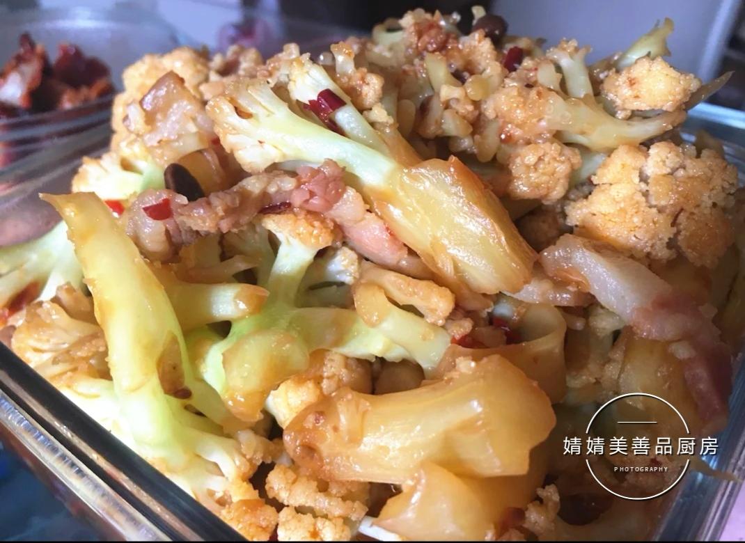 干锅花菜（小美版）的做法