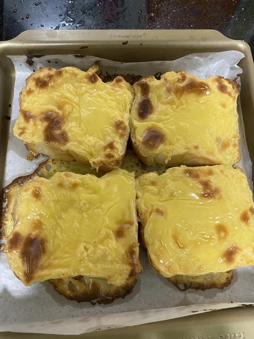 零失败快手岩烧乳酪(熔岩吐司)十分钟网红早餐，好吃哭