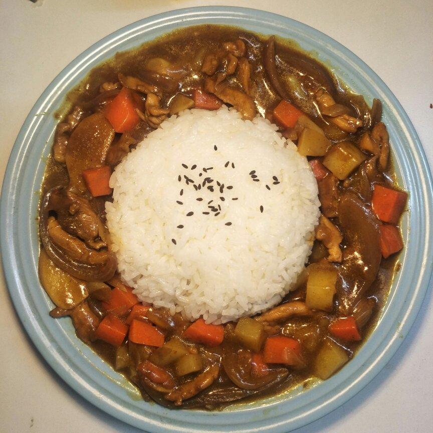 咖喱鸡肉饭